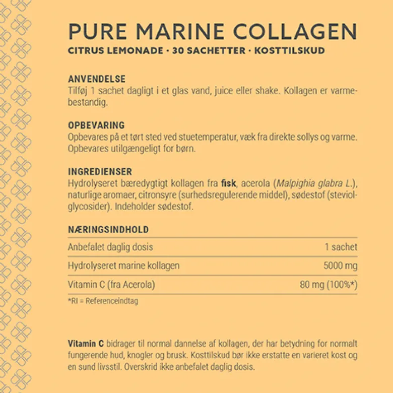 Plent Pure Marine Collagen Citrus Lemonade Box (30 breve)