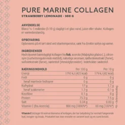 Plent Pure Marine Collagen Strawberry Lemonade (300 g)