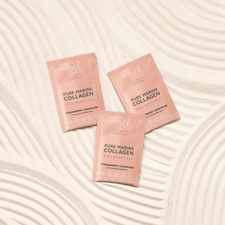 Plent Pure Marine Collagen Strawberry Lemonade Box (30 breve)