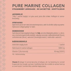 Plent Pure Marine Collagen Strawberry Lemonade Box (30 breve)