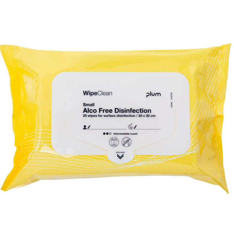 Plum WipeClean Overfladedesinfektion Small Alkoholfri (25 stk)
