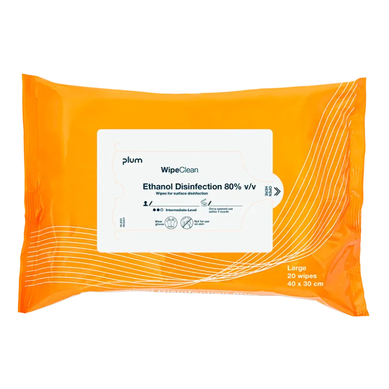 Plum WipeClean Overfladedesinfektion Large (20 stk)