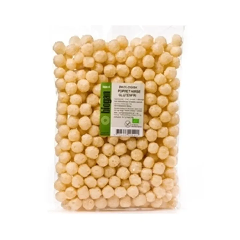 Poppet hirsekugler med havsalt økologiske (150 gr)