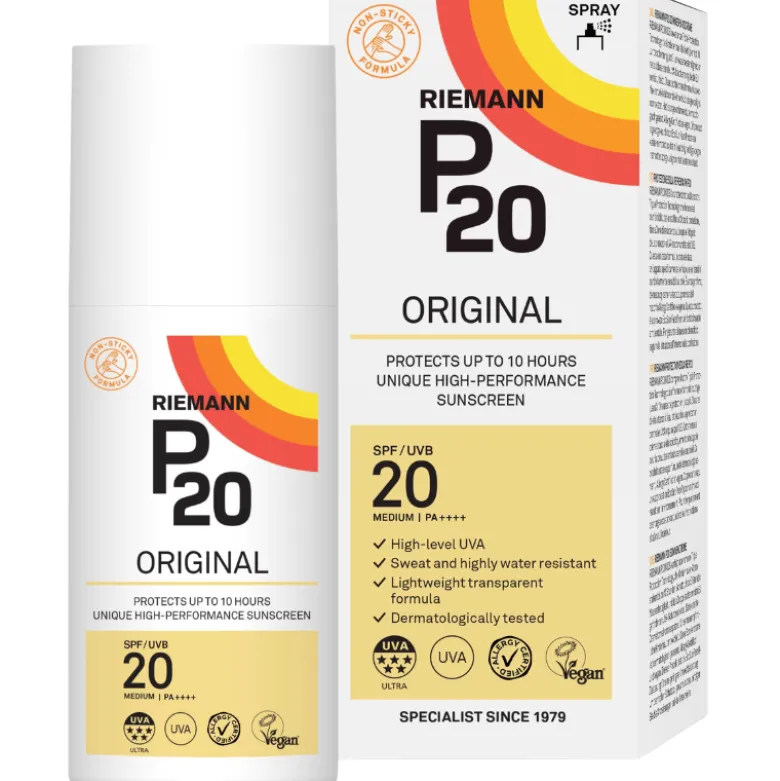 P20 Riemann Solcreme Spray SPF 20 (200 ml)