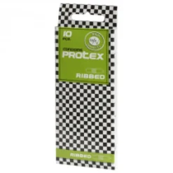 Protex Ribbed Kondomer (10 stk)