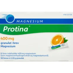 Protina Magnesium Appelsin 400 mg (50x2,22 g)