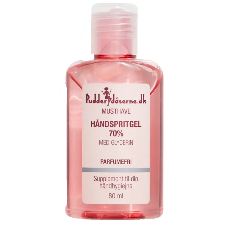 Pudderdåserne Håndsprit Gel 70% (80 ml)