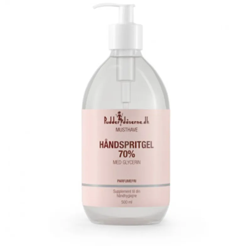 Pudderdåserne Håndsprit 70% (500 ml)