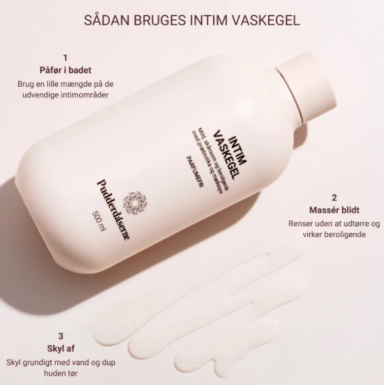 Pudderdåserne Intim Vaskegel (500 ml)