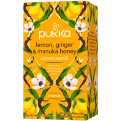 Pukka Lemon, Ginger & a Touch of Manuka Honey Te Ø (20 breve)