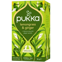 Pukka Lemongrass & Ginger Te Ø (20 breve)