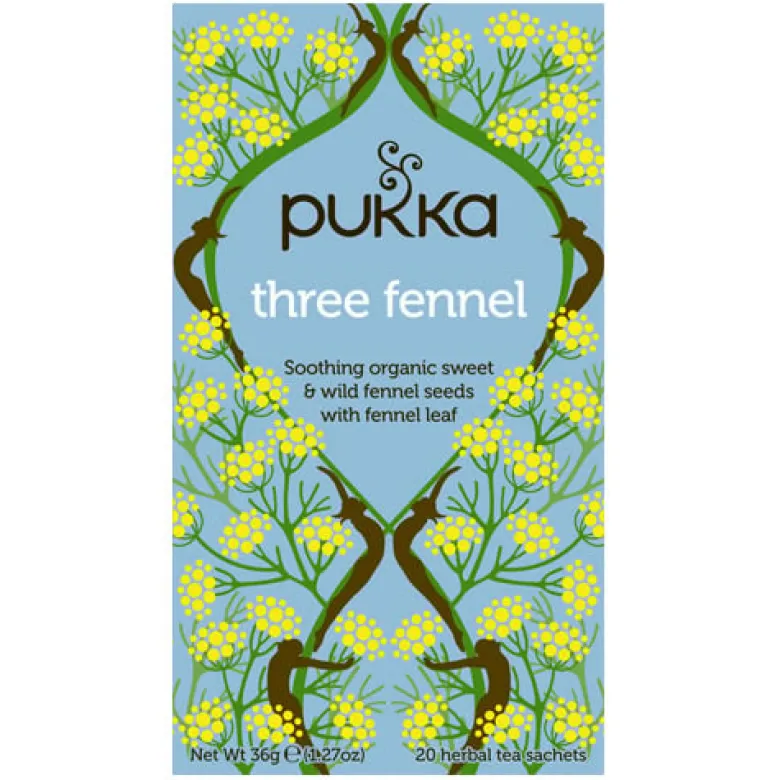Pukka Three Fennel Te Ø (20 breve)