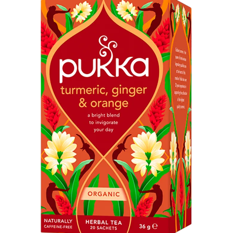 Pukka Turmeric, Ginger & Orange Tea Ø (20 breve)