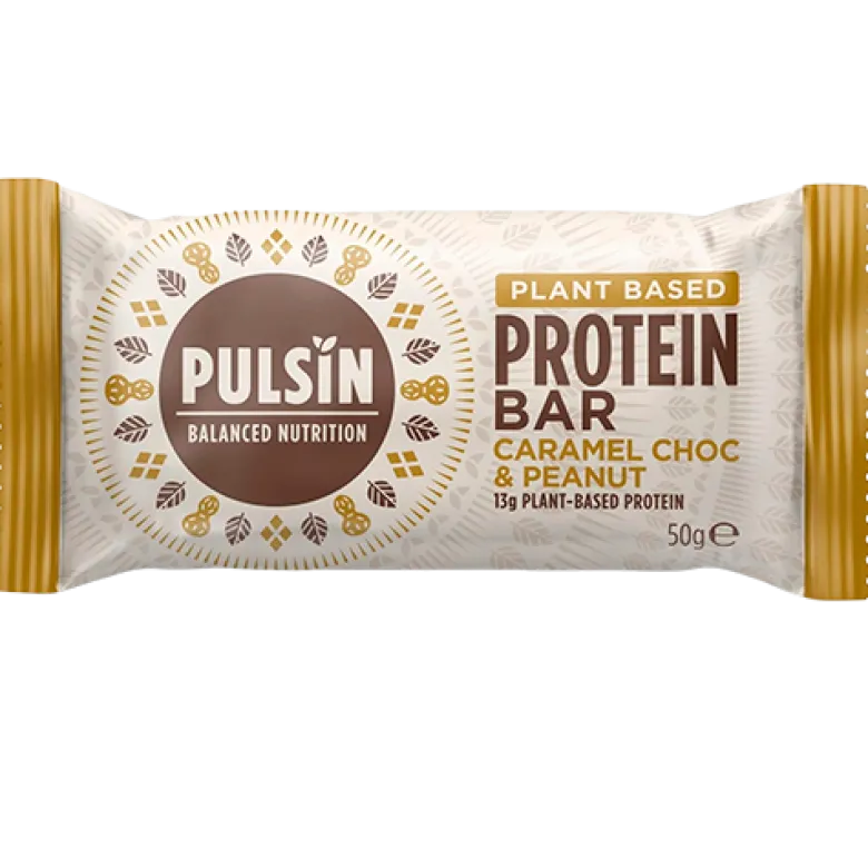 Pulsin Proteinbar Caramel Choc & Peanut (50 g)