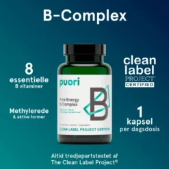 Puori Pure Energy B-Complex (60 kaps)