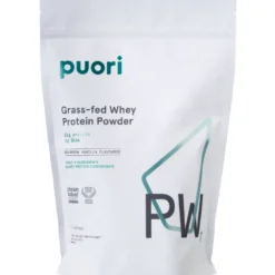 Puori PW1 Græsfodret Whey Proteinpulver med Bourbon Vanilje (900 g)