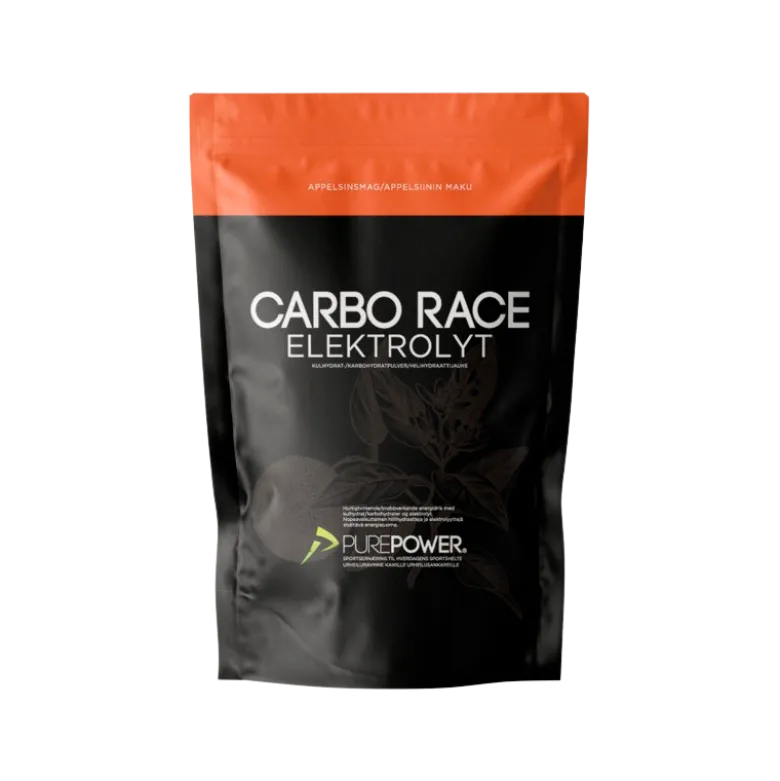 PurePower Carbo Race Electrolyte Appelsin (1 kg)