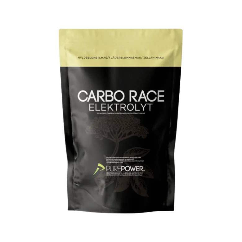 PurePower Carbo Race Electrolyte Hyldeblomst (1 kg)