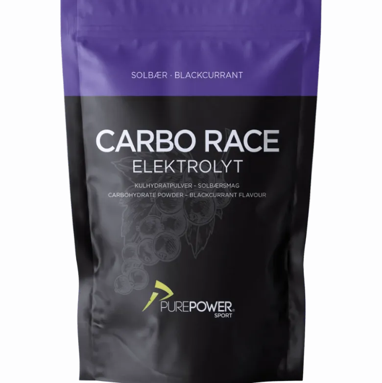 PurePower Carbo Race Elektrolyt Solbær (1 kg)