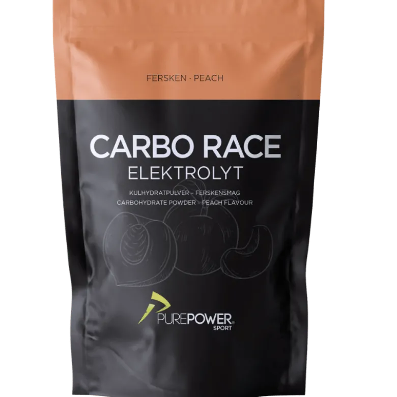 PurePower Carbo Race Elektrolyt Fersken (1 kg)