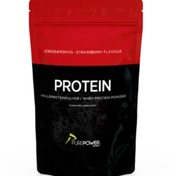 PurePower Proteinpulver Jordbær (400 g)