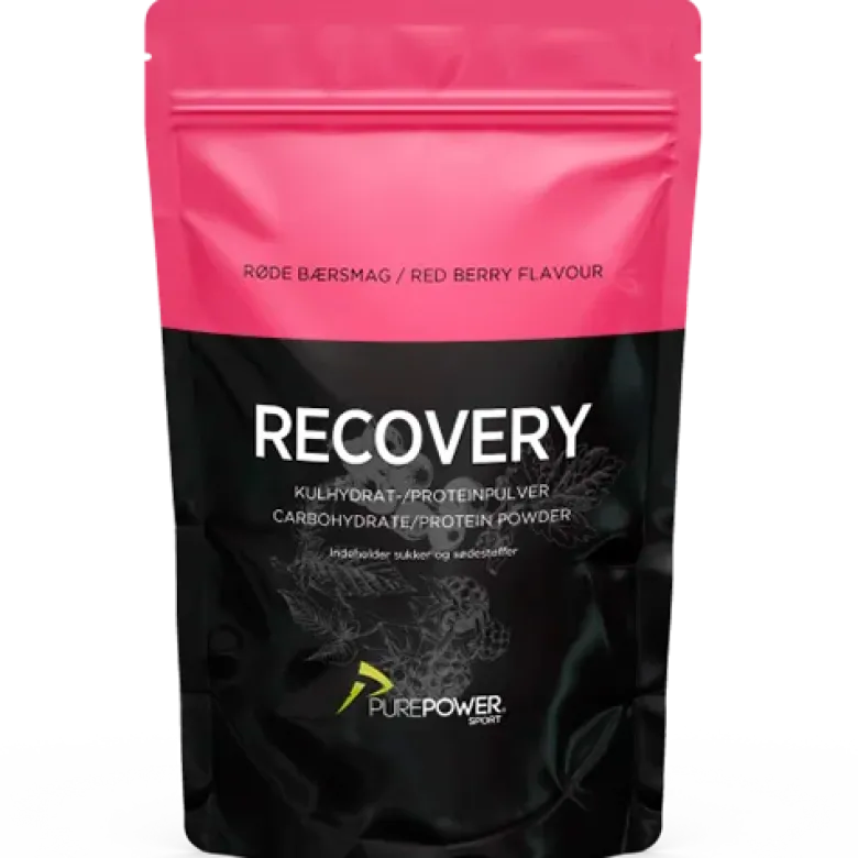 PurePower Proteinpulver Med Kulhydrater Røde Bær (400 g)