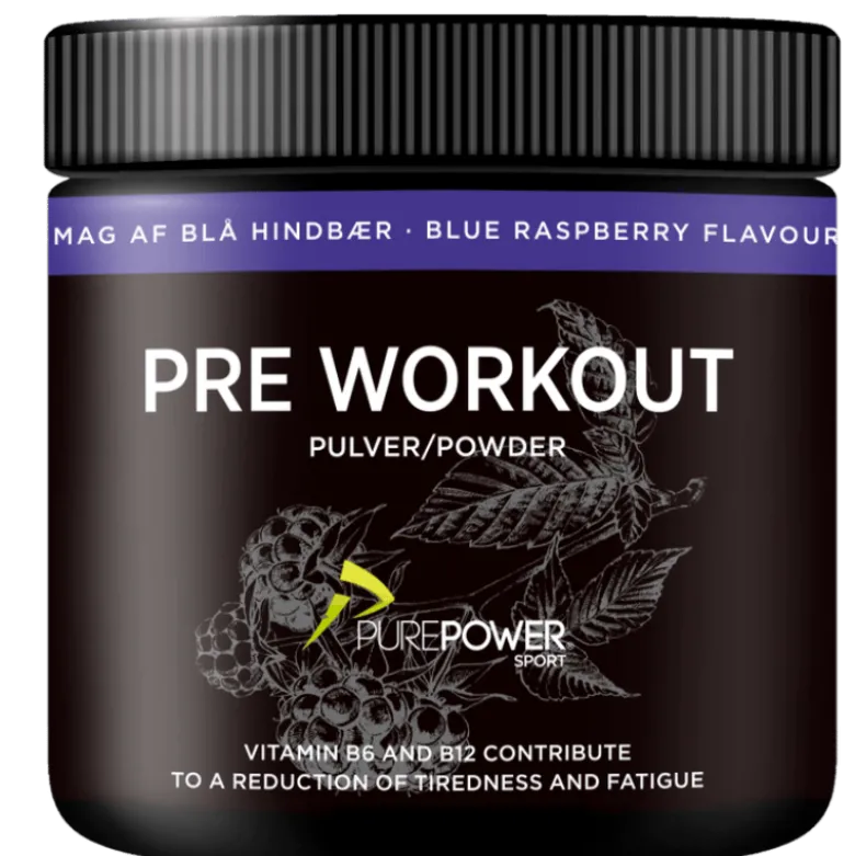 PurePower PWO pulver Blue Raspberry (300 g)