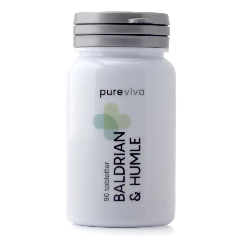 Pureviva Baldrian & Humle (90 kaps)
