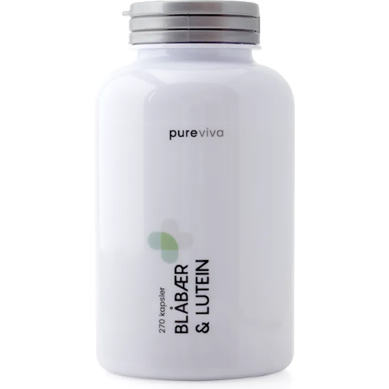 Pureviva Blåbær & Lutein (270 kap)