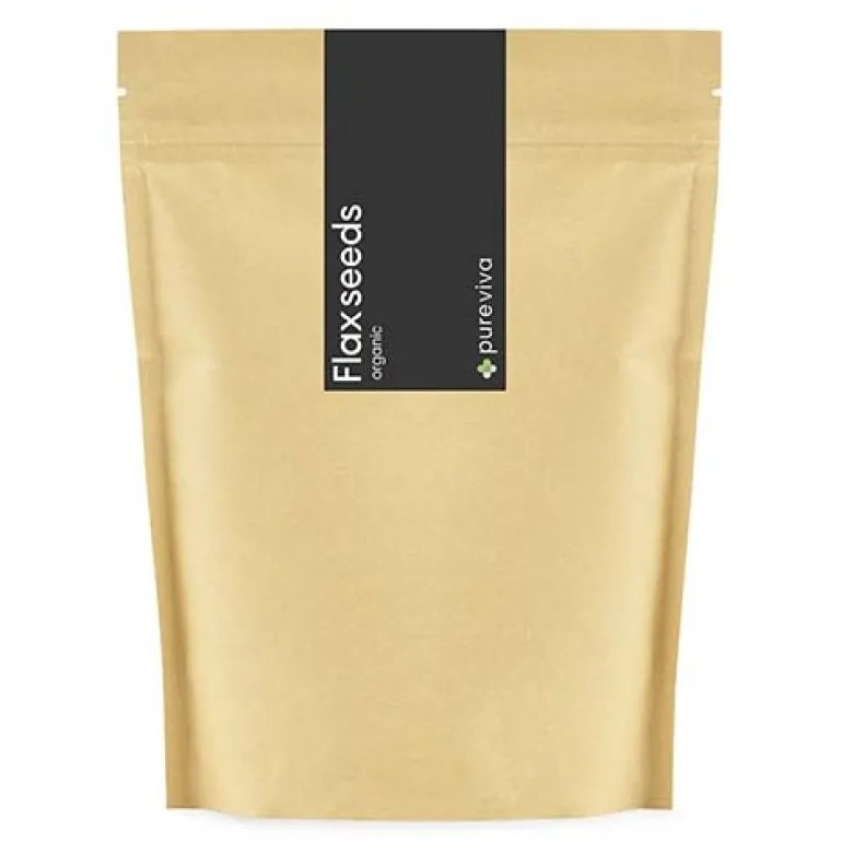 Pureviva Brune Hørfrø Ø (500 g)