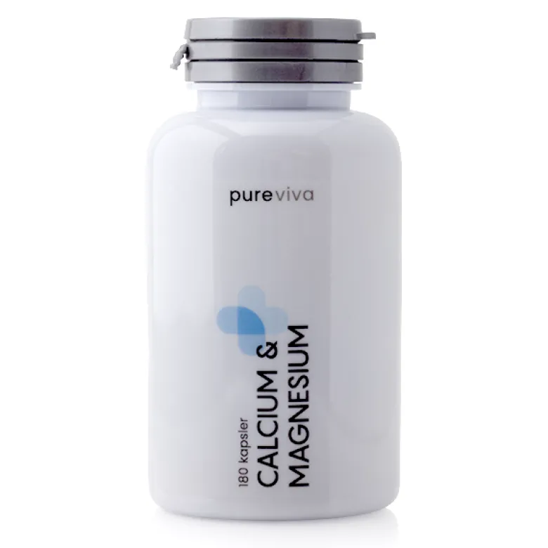Pureviva Calcium & Magnesium (180 kap)
