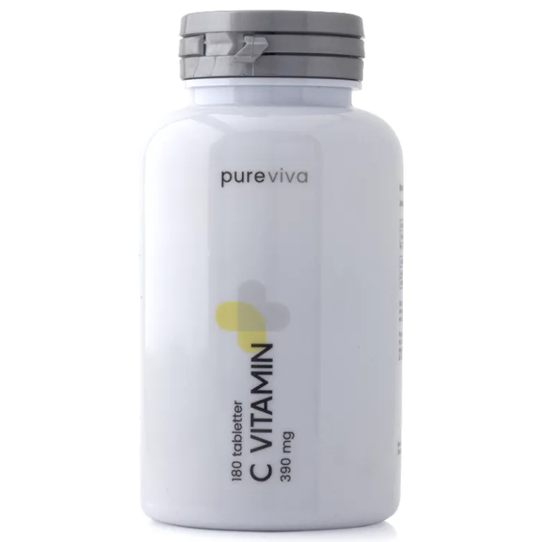 Pureviva C Vitamin 390mg (180 kaps)
