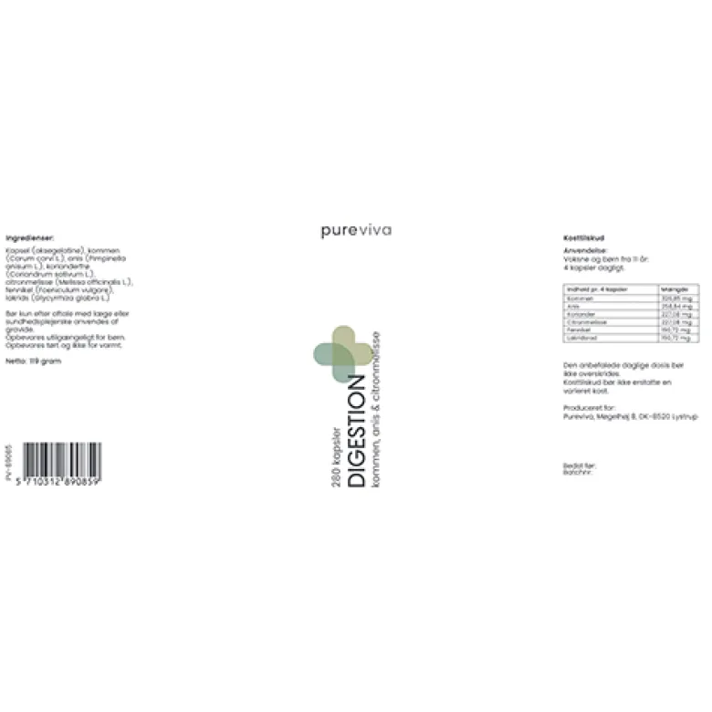 Pureviva Digestion (280 kaps)