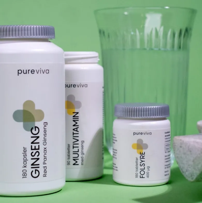 Pureviva Folsyre 400 µg (180 tabl)