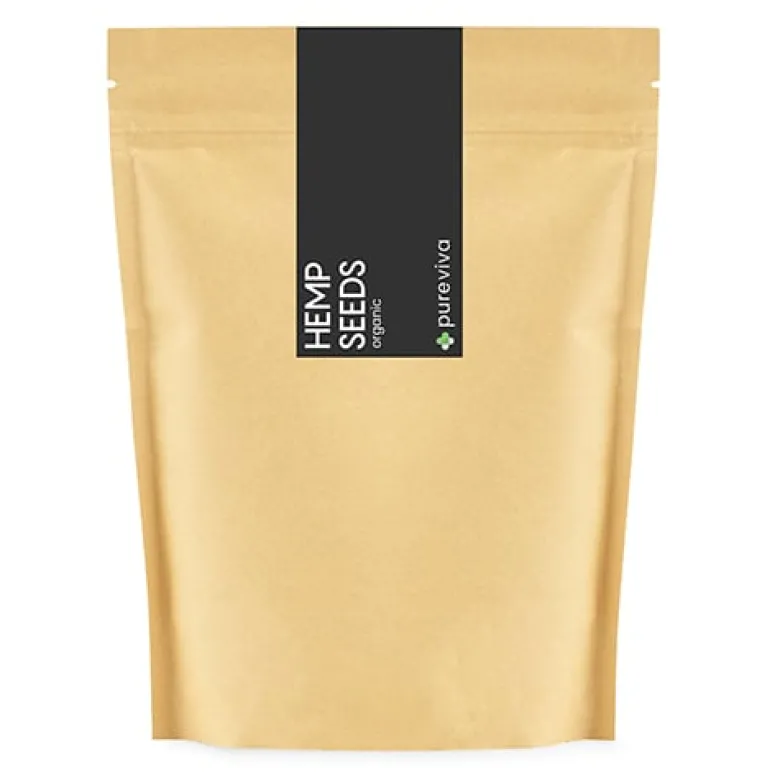 Pureviva Hampefrø - Afskallede Ø (250 g)
