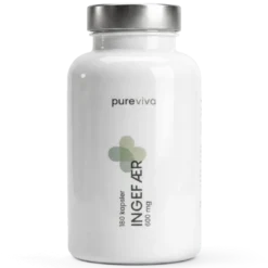 Pureviva Ingefær (600 mg) (180 kaps)