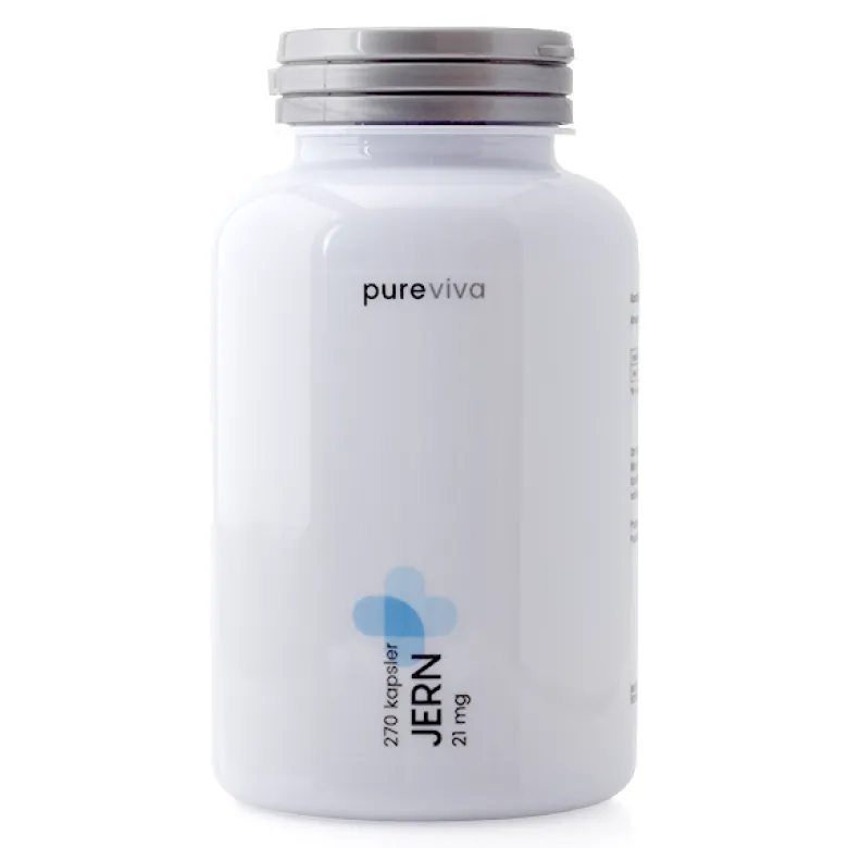 Pureviva Jern (21 mg) (270 kap)