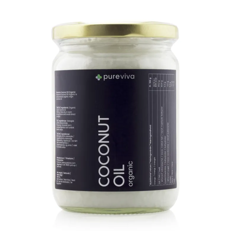 Pureviva Kokosolie koldpresset Ø (500 ml)