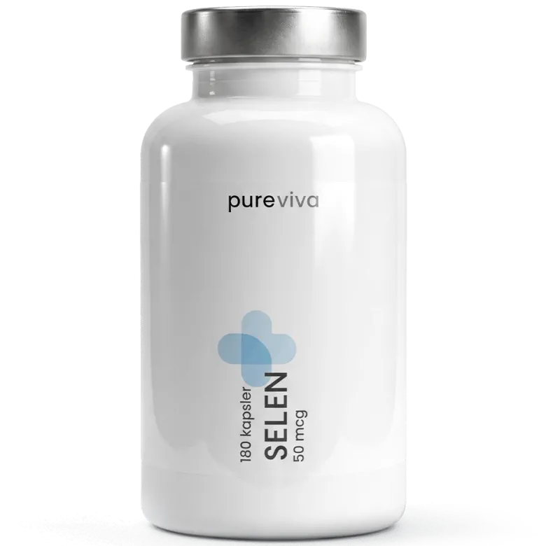 Pureviva Selen (50 mcg) (180 kaps)
