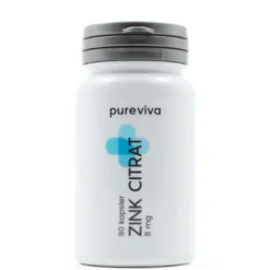 Pureviva Zink Citrat (8 mg) (90 kap)