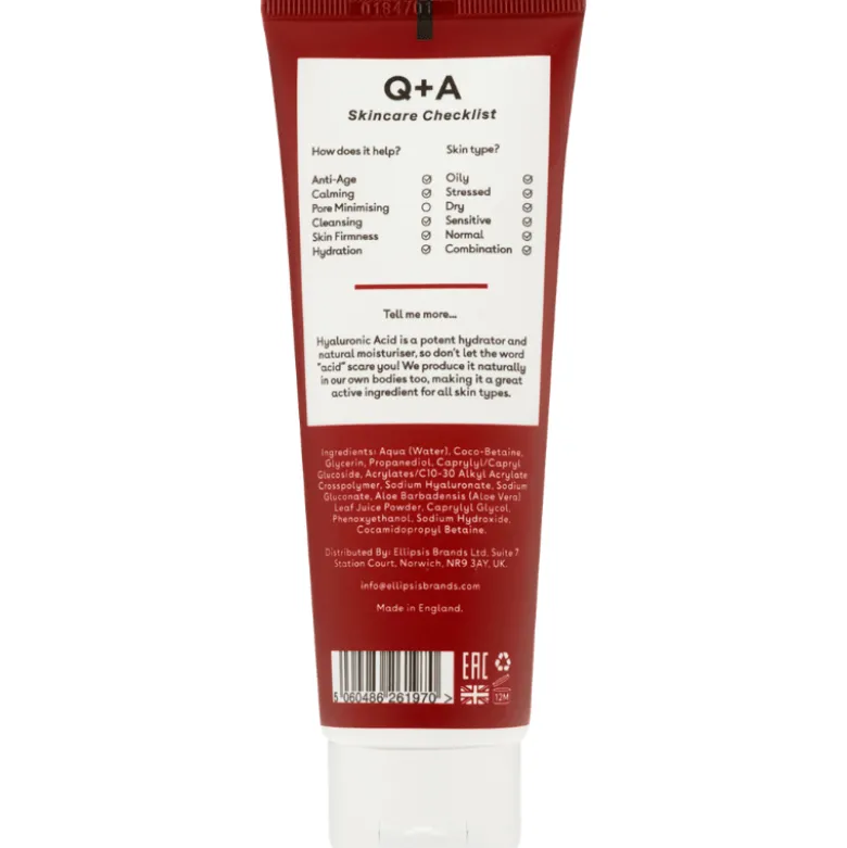 Q+A Hyaluronic Acid Gel Cleanser (125 ml)