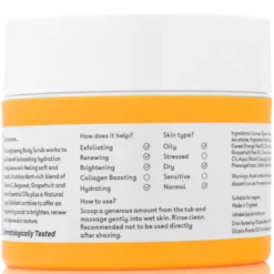 Q+A Vitamin C Body Scrub (200 ml)