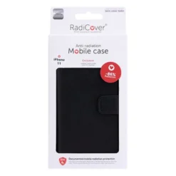 RadiCover Mobilcover til iPhone 11 sort antistråling PU læder (1 stk)