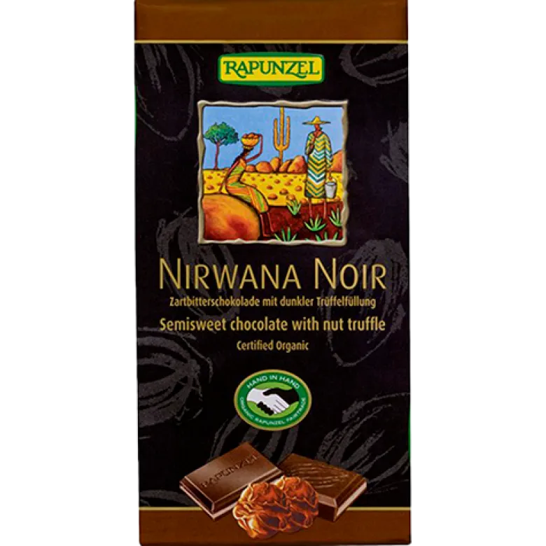 Rapunzel Chokolade Mørk M. Praline (100 g)