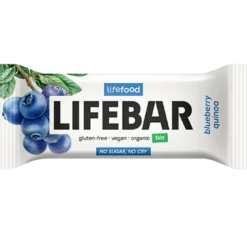 Really Raw LifeBar Blåbær Quinoa RAW Ø (47 g)