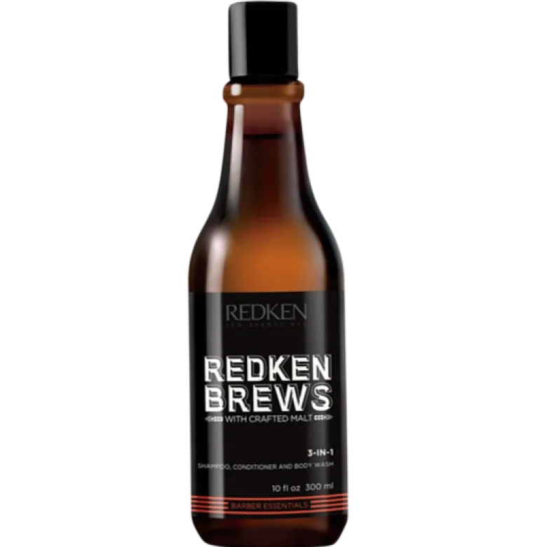 Redken Brews 3-in-1 Shampoo (300 ml)