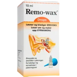 Remo-wax Øredråber Med Øresprøjte (10 ml)