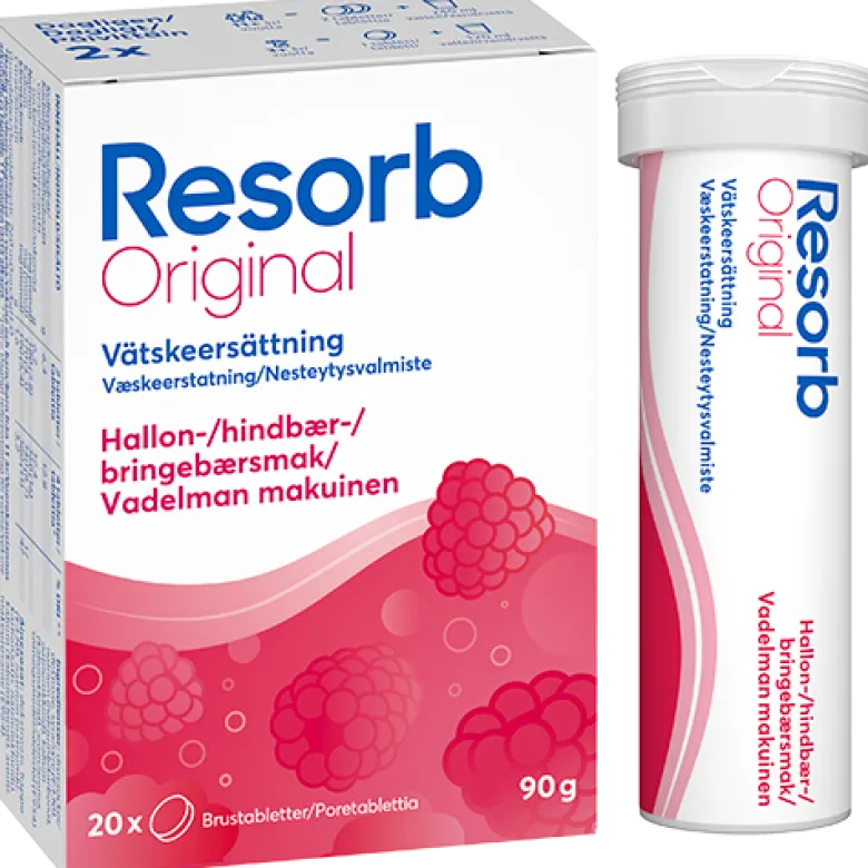 RESORB Original Hindbær (2 x 10 stk)
