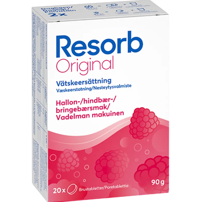 RESORB Original Hindbær (2 x 10 stk)