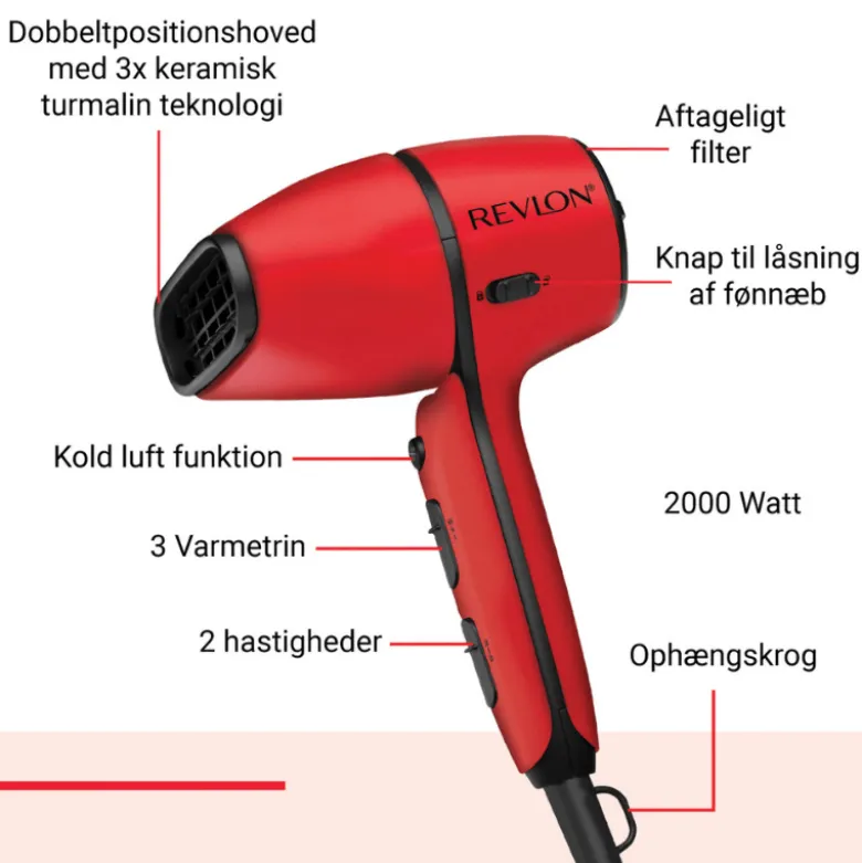 Revlon Airflow Control Hårtørrer (1 stk)
